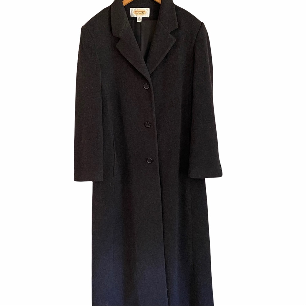 Talbots Black Trench Coat